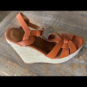 YSL Tribute platform look-alike sandal size 10